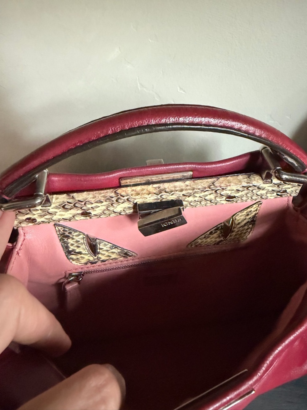 FENDI peekaboo monster mini - Picture 7 of 12